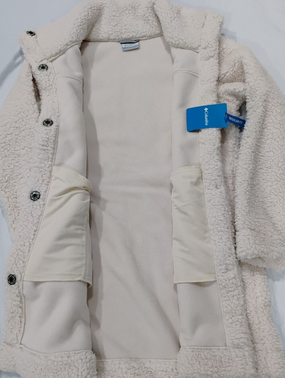 Columbia Kids Cream Sherpa Fleece Jacket